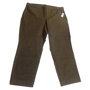 Old Navy Plus 20R Pixie Ankle Pants Gold Hands Print High Rise Stretch Women’s